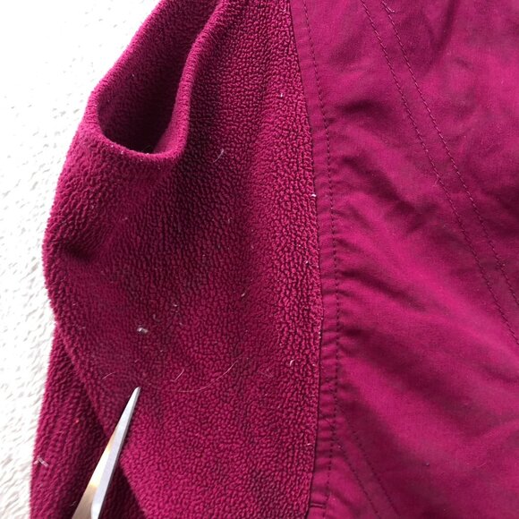 Columbia Womens Vest Jacket Size 2X Fleece Full Zip Stand Collar Winter Cozy Red - Picture 4 of 16